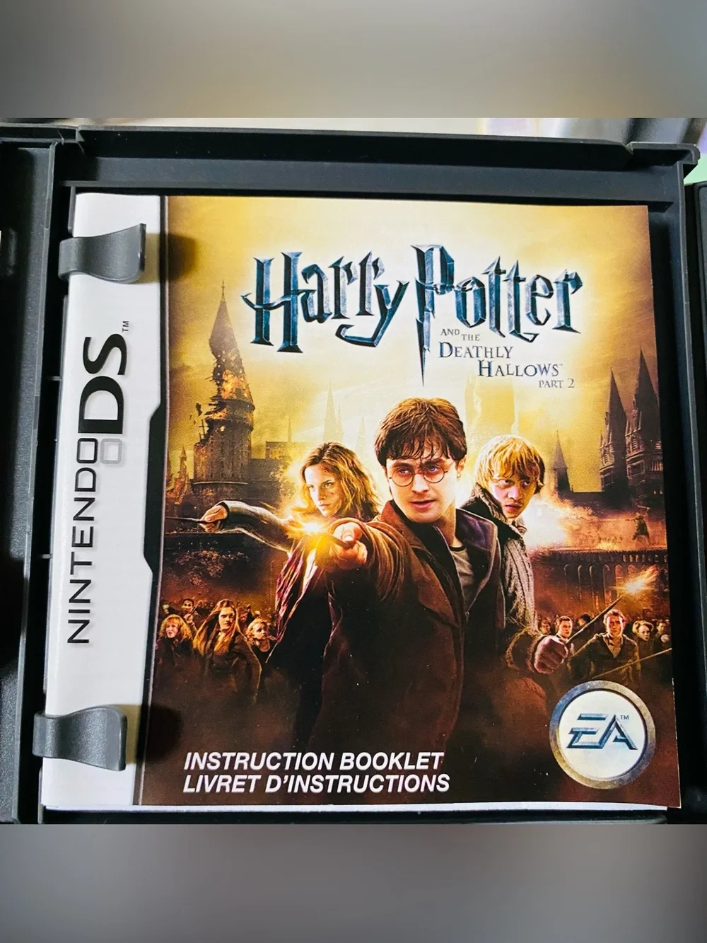Nintendo Harry Potter &the Deathly Hallows Part 2 EUC inc box, game, pamphlet
